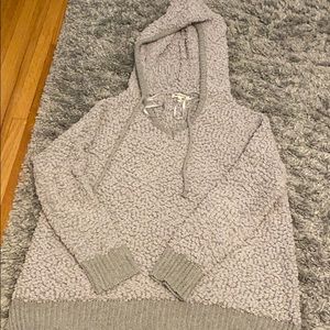 Oversized fuzzy sweater